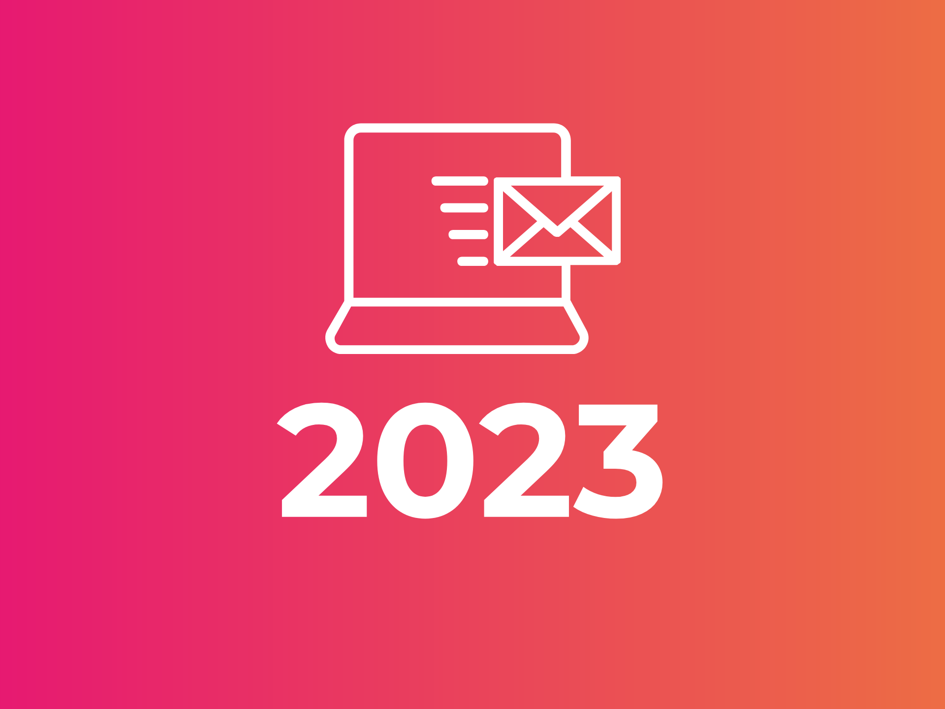 Bild mit Newsletter 2023 - Icon