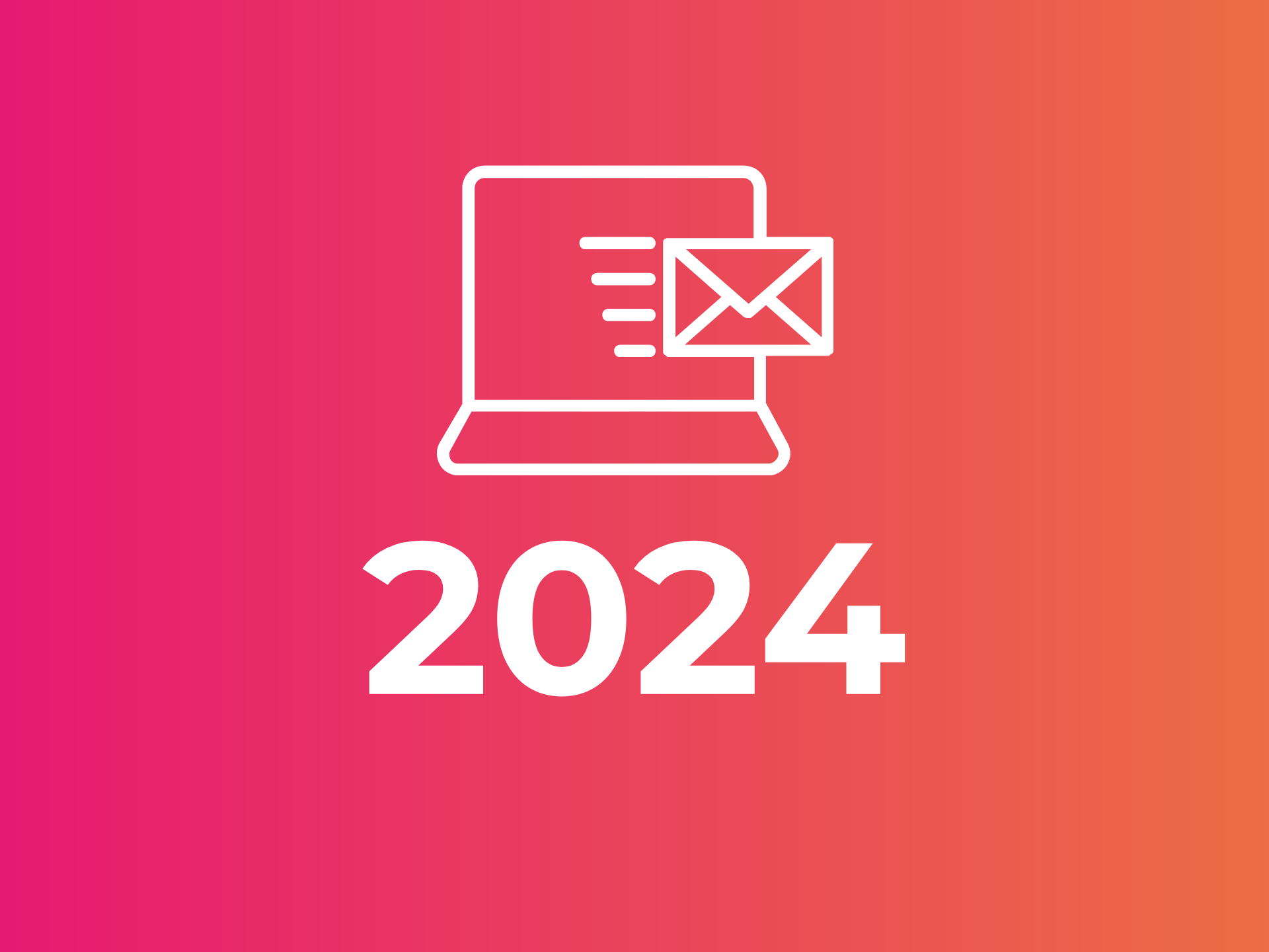 Bild mit Newsletter 2024 - Icon