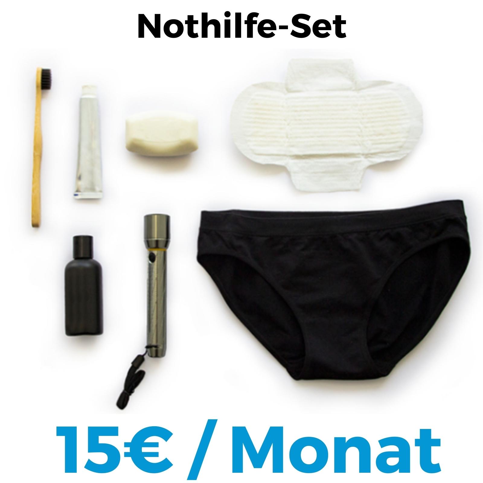 Nothilfe-Set für 15 Euro im Monat