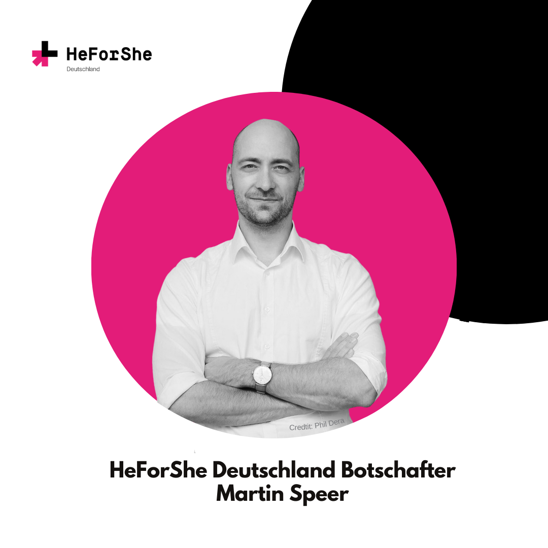 HeForShe Deutschland Botschafter Martin Speer