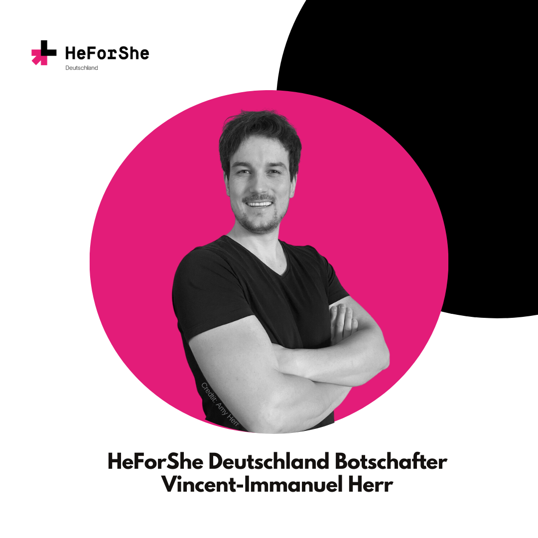 HeForShe Deutschland Botschafter Vincent-Immanuel Herr