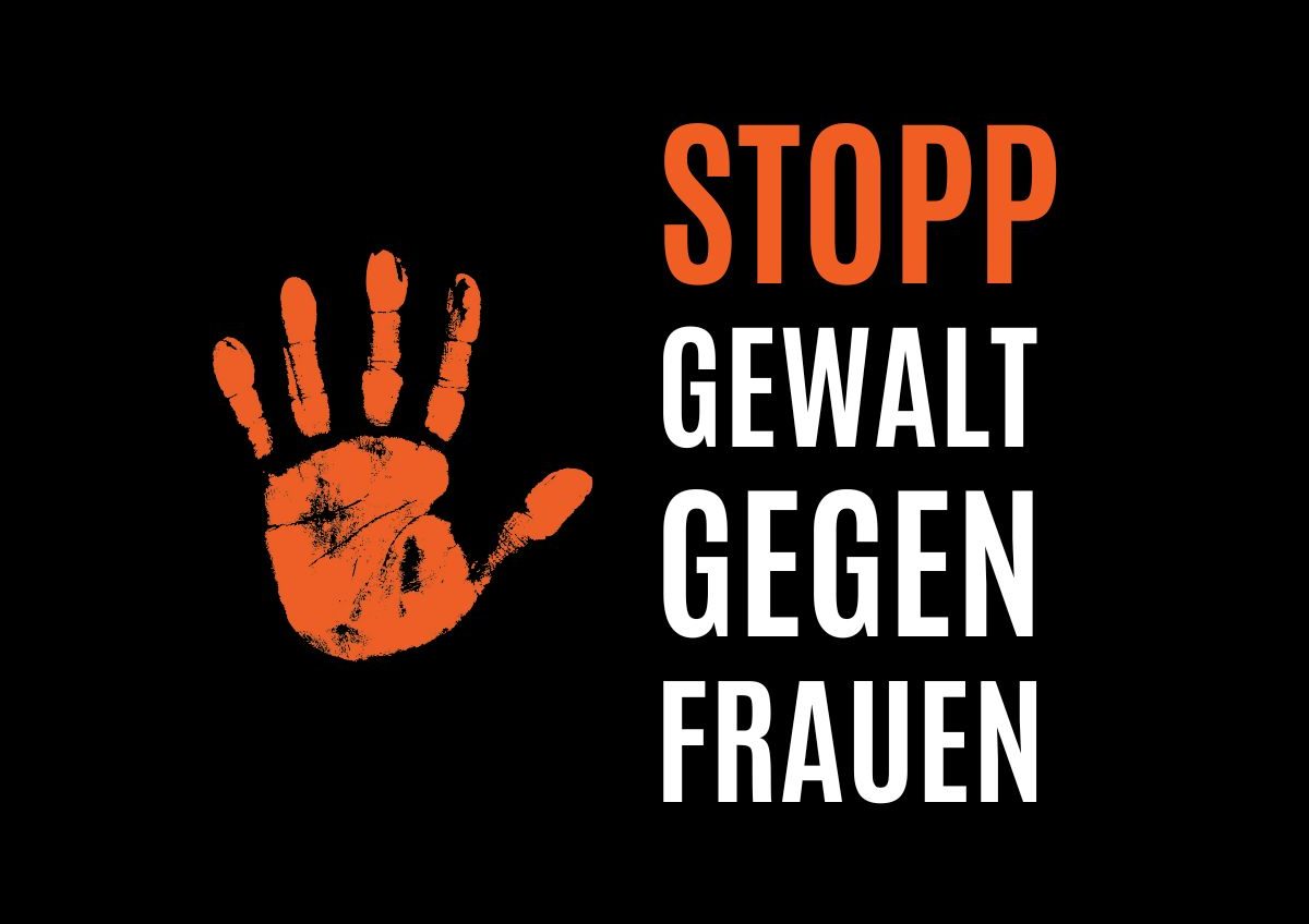 Stopp Gewalt gegen Frauen - Orange The World Banner
