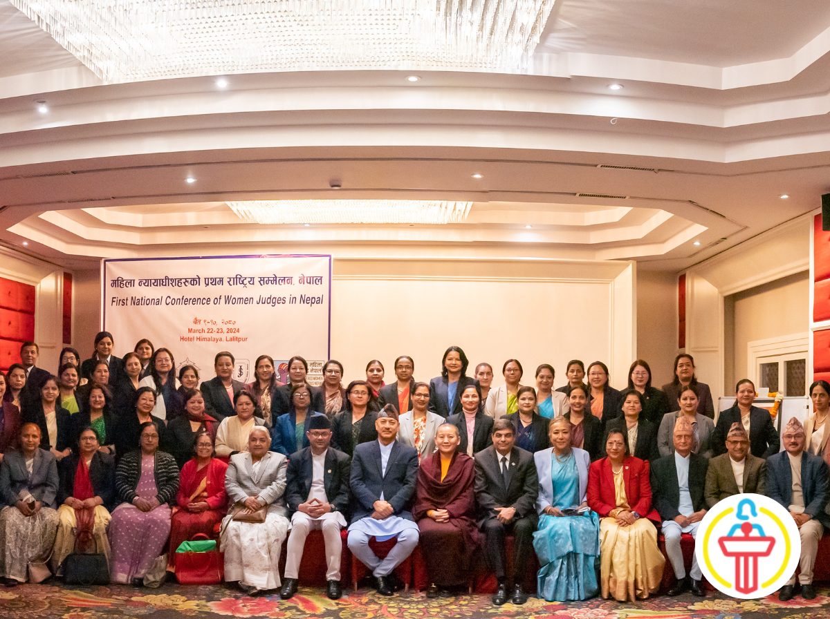 Ein Gruppenfoto - Nationale Konferenz der Richterinnen: Enhancing Leadership Skills