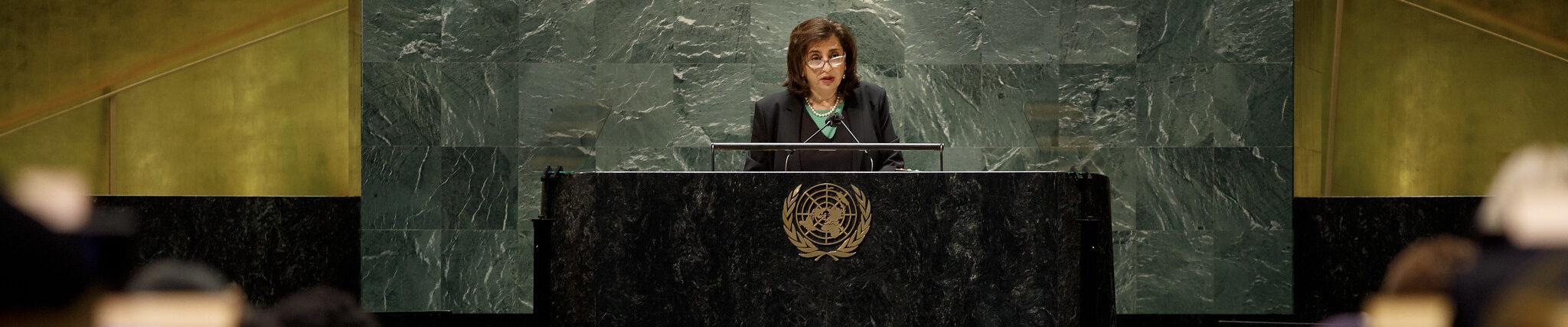 Portrait von UN Women Executive Direktorin, Sima Bahous
