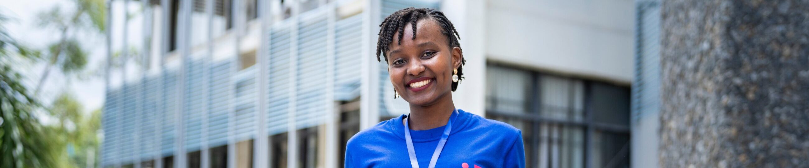 Teilnehmerin am African Girls Can Code Initiative - Coding Camp