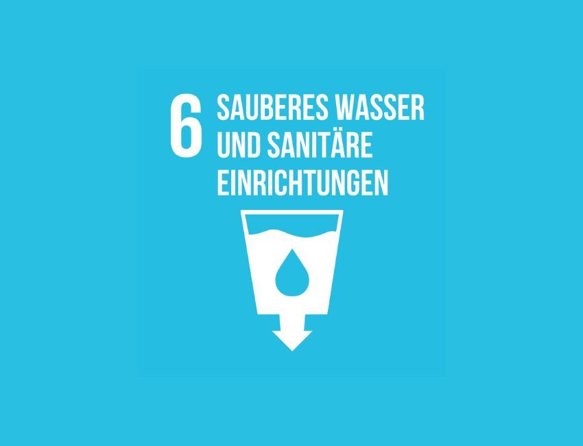 SDG 6 Icon Sauberes Wasser und sanitäre Einrichtungen