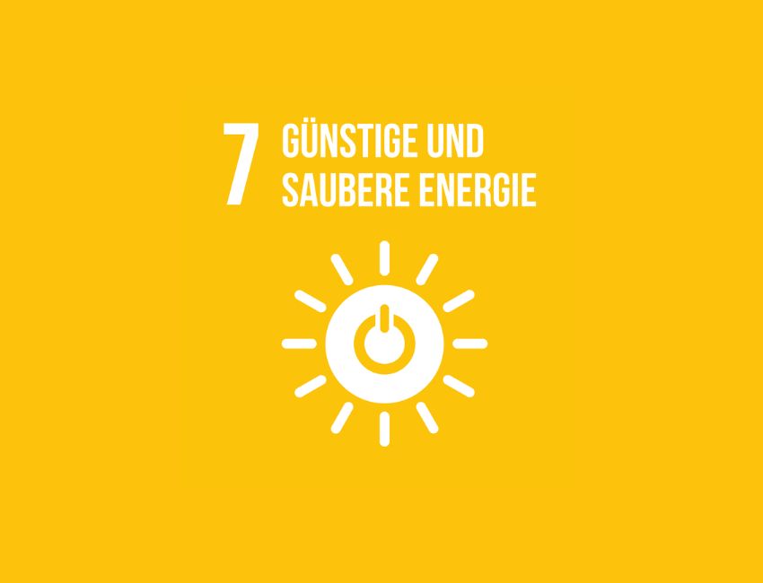 SDG 7 Icon Günstige und saubere Energie