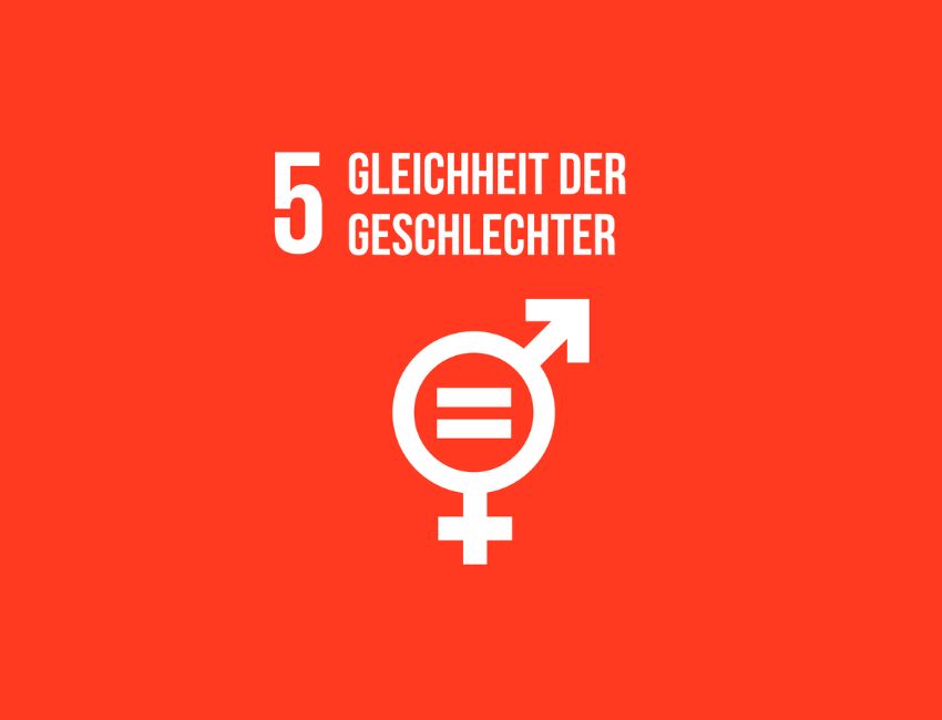 SDG 5 Icon Gleichstellung der Geschlechter
