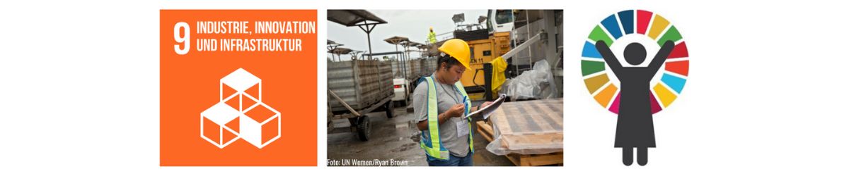 SDG 9 Hero Unterseite Desktop Industrie, Innovation und Infrastruktur
